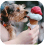 Dog with ice cream